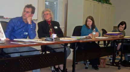 Photo by Lisa Carolin. Several of the Lyndon Township board members. 