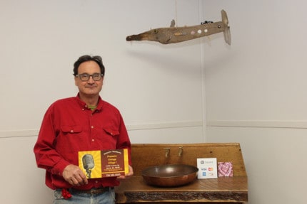 Matthew Millar inside one of the retail rooms in the new Vintage Village.