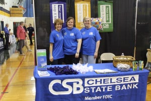 Courtesy photo. The Chelsea State Bank booth at a previous Spring Expo. 