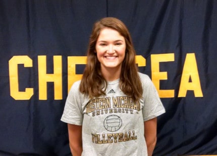 Courtesy photo. Emma Hess has signed a letter of intent to play volleyball for Western Michigan University. She is the daughter of May Jo and Sam Hess.