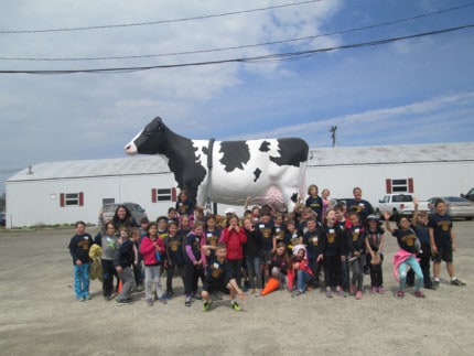 Courtesy photo. South Meadows third-graders at Project RED last week.