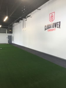 Courtesy photo. The inside of the new ClockTower CrossFit in the old Teddy Bear factory building. 