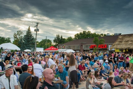 Courtesy photo. A scene from a previous Rusted Root concert at Jet's Pizza. 