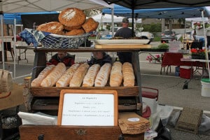 There are several types of bread to be found at the market, too.