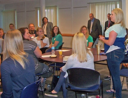 Photo by Lisa Carolin. a scene from Chelsea District Schools' new staff orientation.
