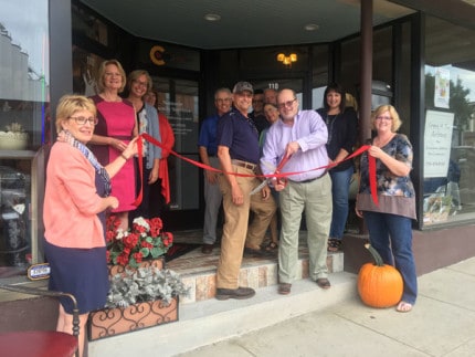 Courtesy photo. The Chelsea Area Chamber of Commerce held a ribbon cutting on Friday, Sept. 23 for Namaste Family Services. 