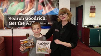 Courtesy photo. Chelsea resident Joseph Brodeur was the recent winner of the Ann Arbor Quality Theatre coloring book contest,
