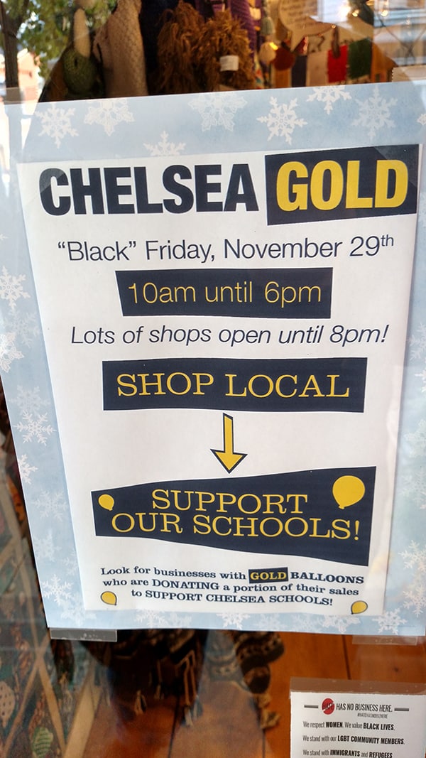 Shop locally on Black Friday and during Hometown Holiday to support