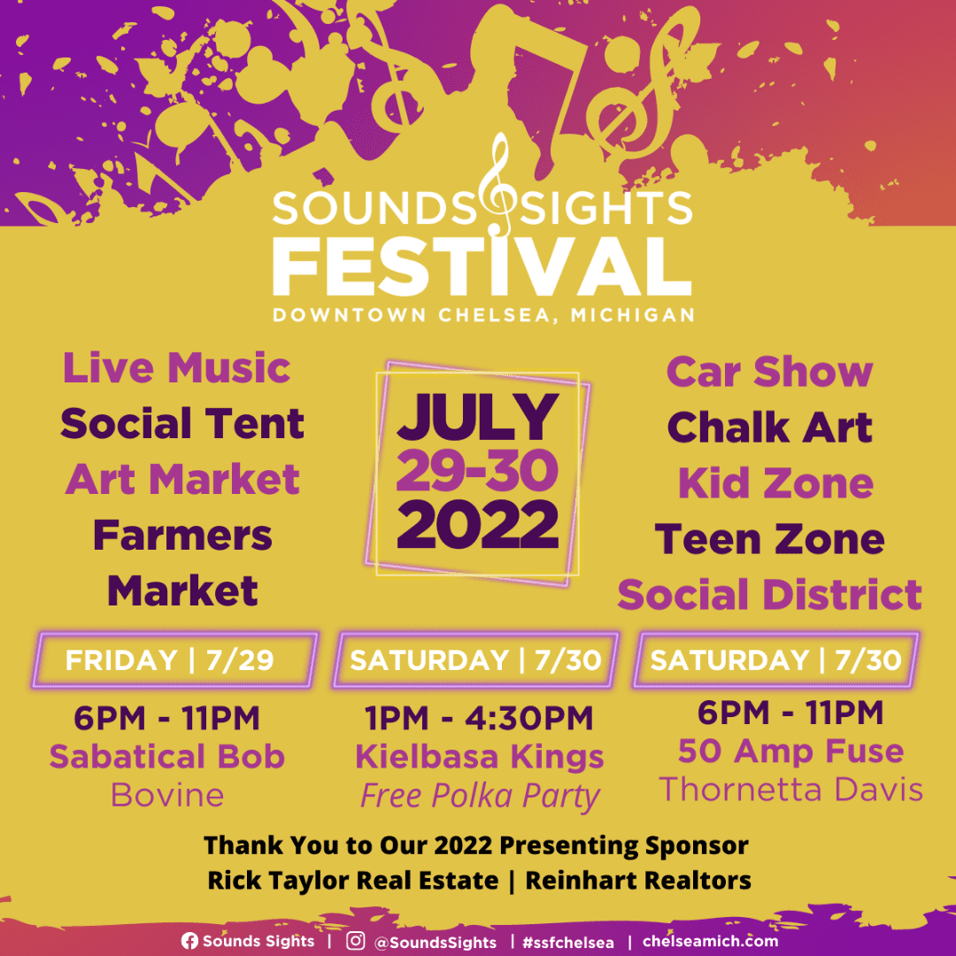 July 2930 Sounds and Sights Festival Chelsea Update Chelsea