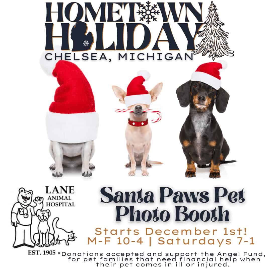 Beginning Dec. 1: Santa Paws Pet Photo Booth at Lane Animal Hospital -  Chelsea Update: Chelsea, Michigan, News