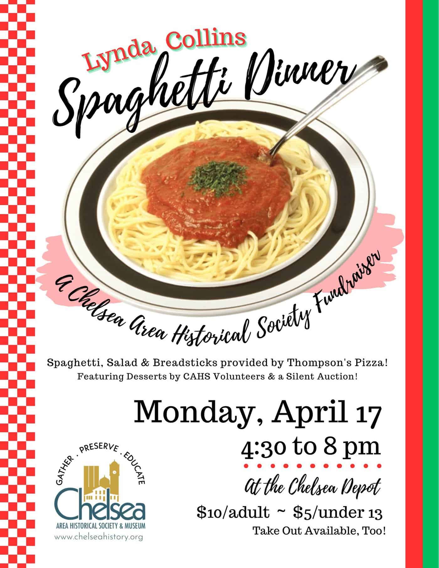spaghetti dinner fundraiser