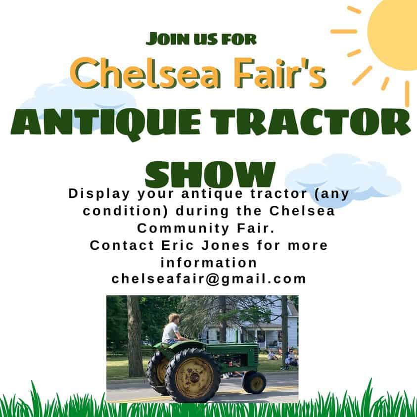 Display Your Antique Tractor at Chelsea Community Fair Chelsea Update
